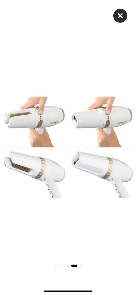 Сешоар 2in1 Wellneo AIRPRO, 2000 W, 2 режима на сушене, Бял