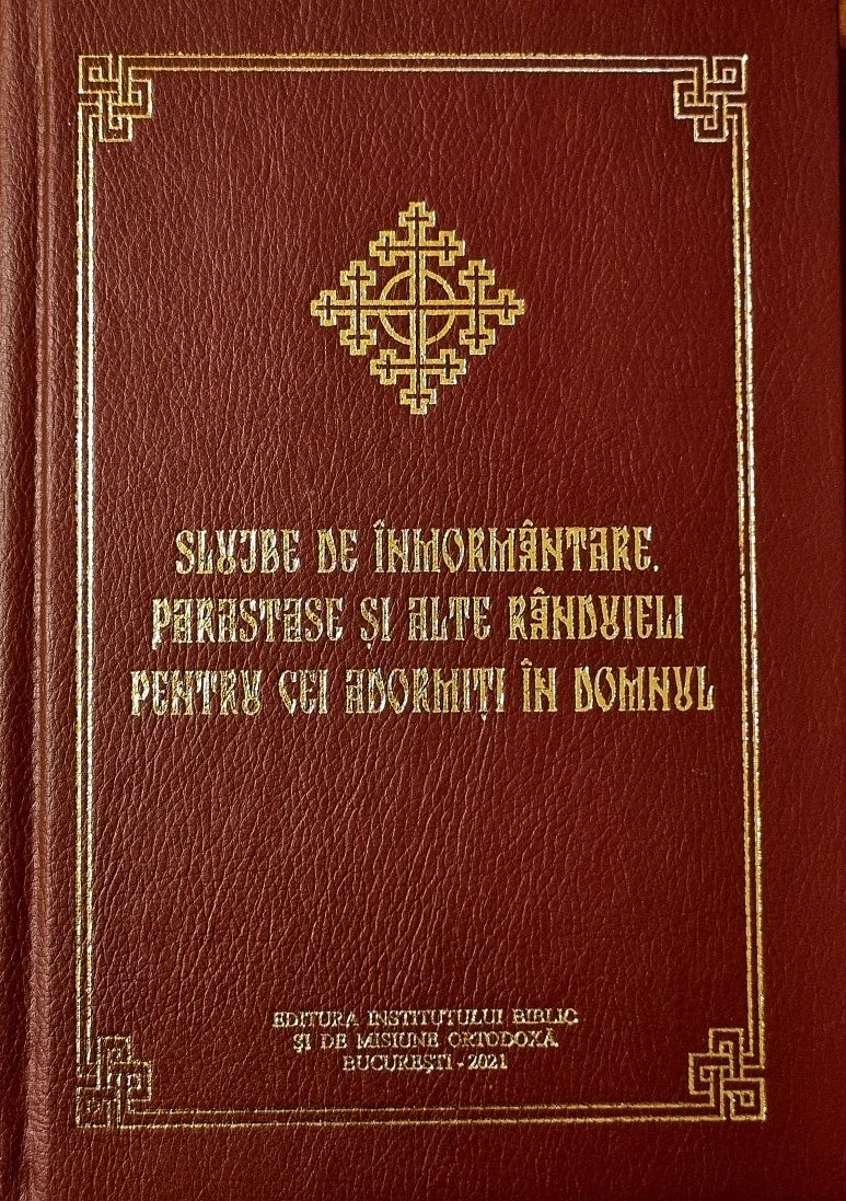 "Slujbe de înmormântare, parastase și alte rânduieli"