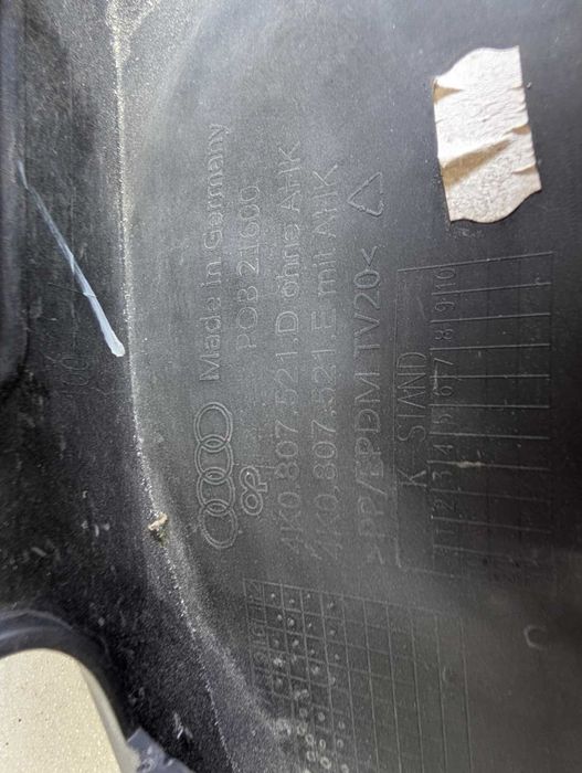 AUDI A6 C8 4K S-LINE дифузер за задна броня