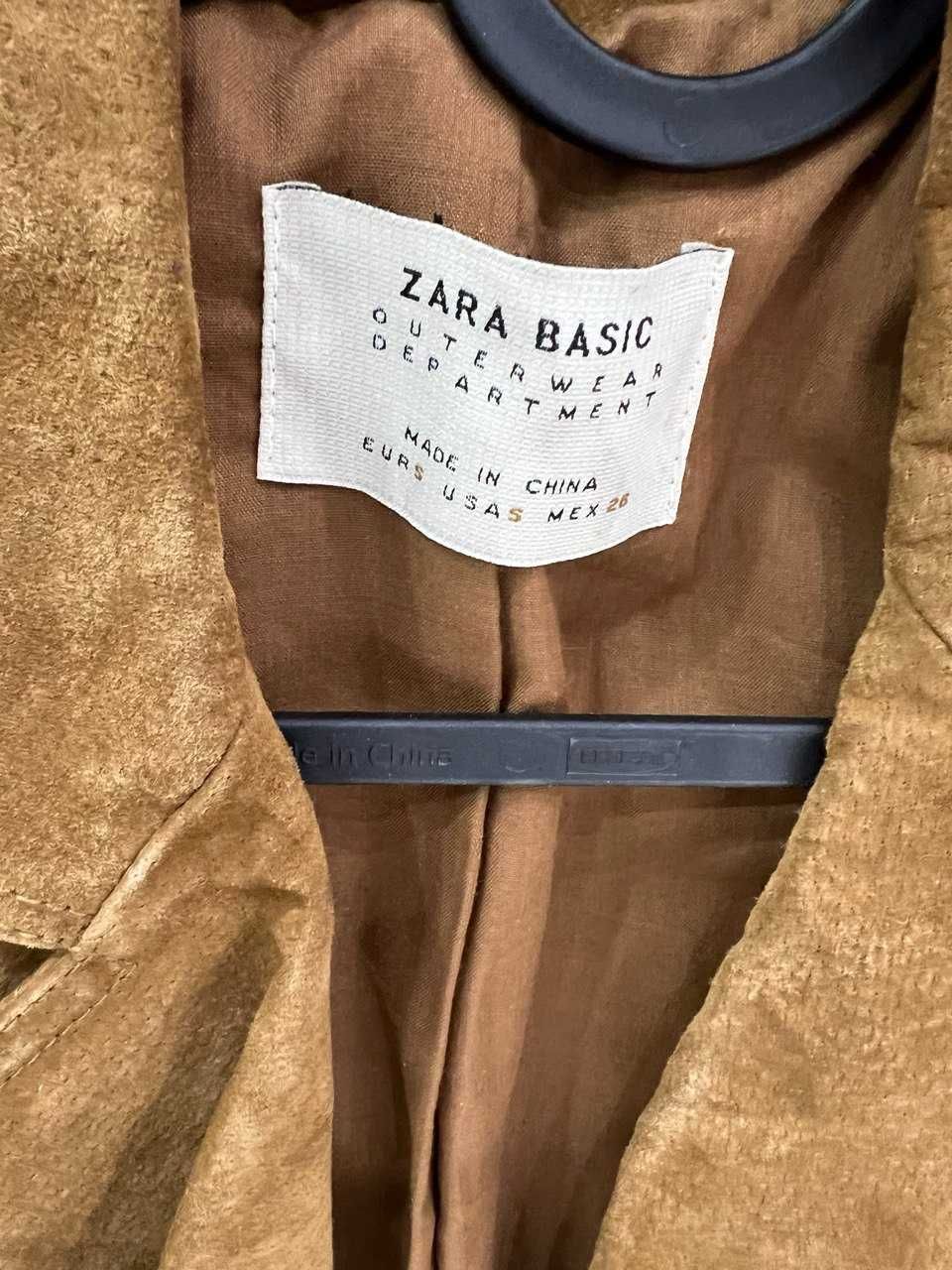 Замшевый пиджак от Zara (Испания)