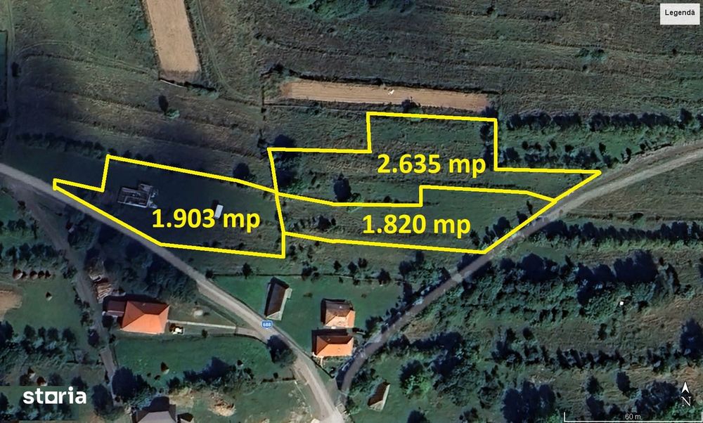 3 Loturi teren imtravilan sat Bătrâna zonă de munte panoramic superb