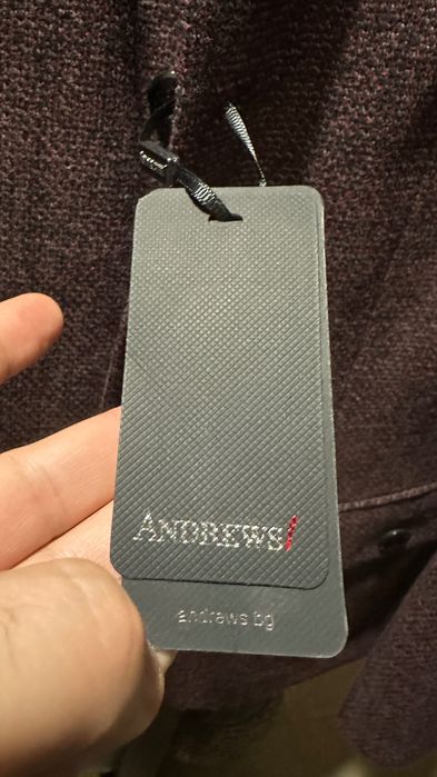 Продавам ново, неизползвано стилно мъжко сако "Andrews"
