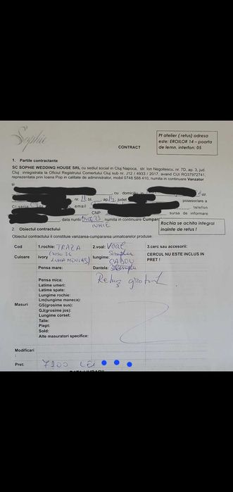 Vand rochie de mireasa Rosa Clara model Traza Luna Novias