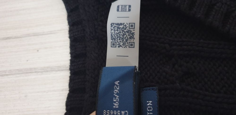 POLO Ralph Lauren Cable Pima Cotton V - Neck M ОРИГИНАЛ Дамски Пуловер