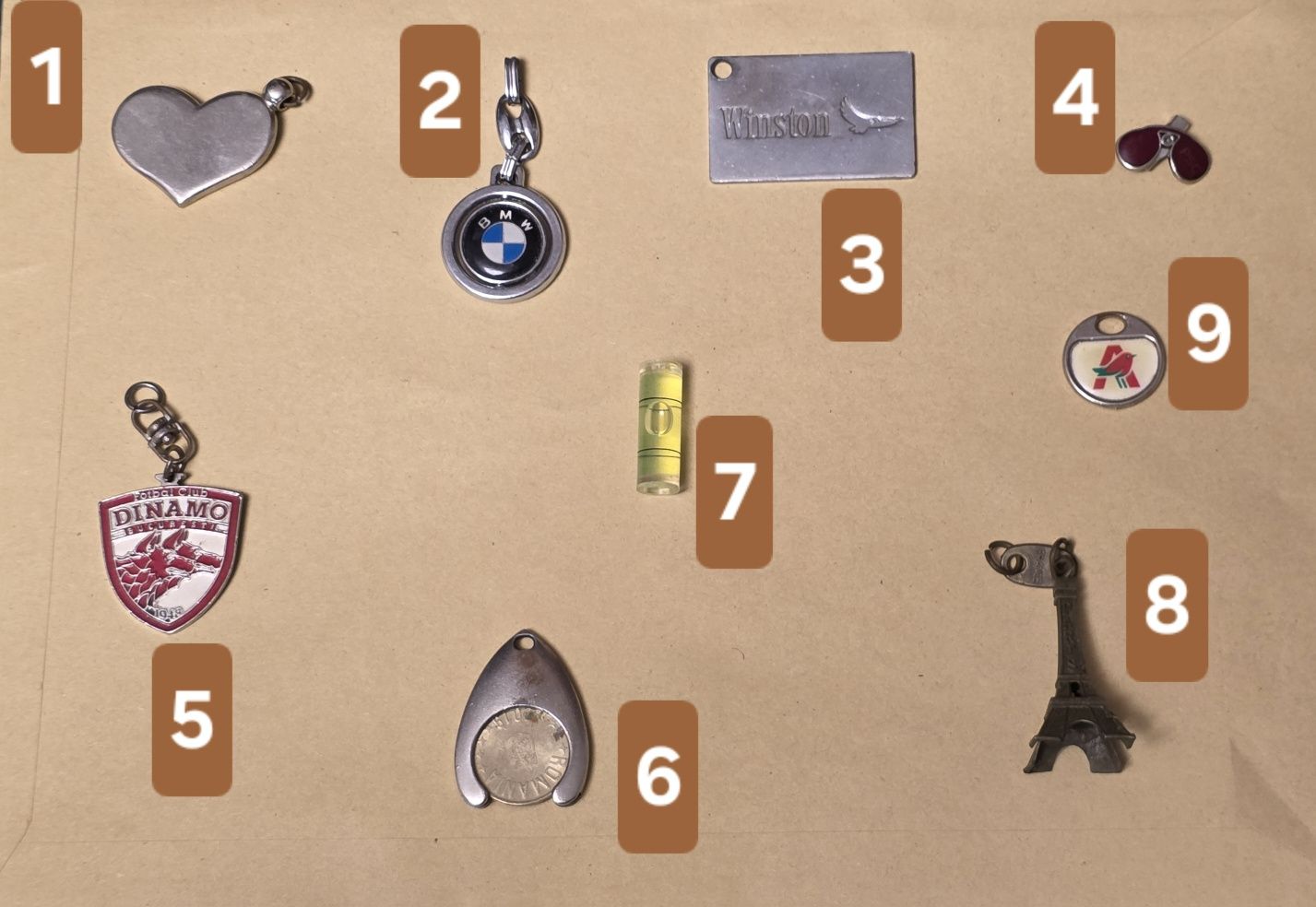 Brelocuri şi figurine diverse