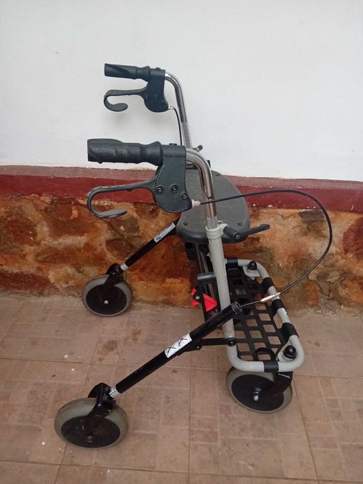 Cadru de mers pe roti gri 1