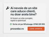 Realizare magazin online și site de prezentare
