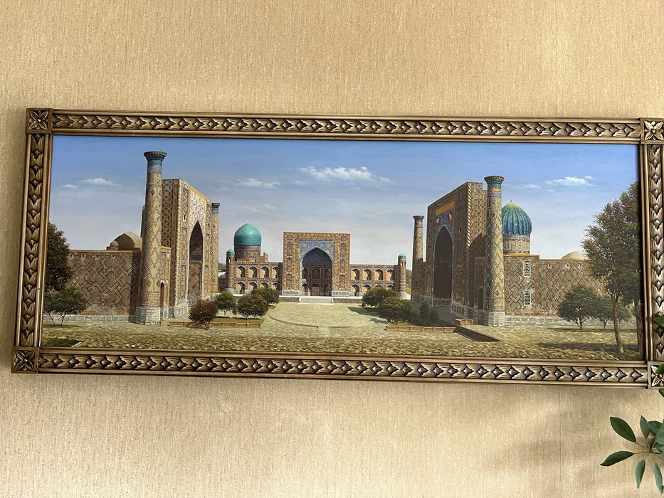 Картина маслом Регистан