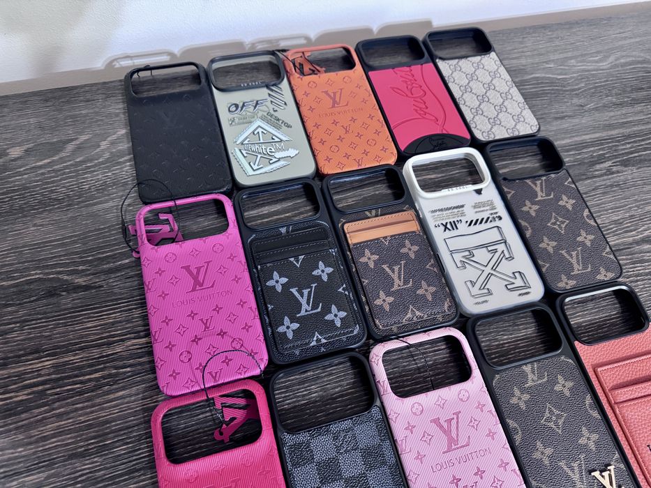 Husa Premium OffWhite Gucci LV Louboutin - iPhone 17 Pro Max 17 Pro  -