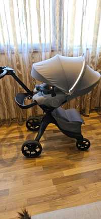 Детска количка STOKKY XPLORY X + кош за новородено