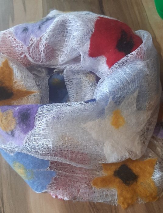 Шарфы на натуральном шелке