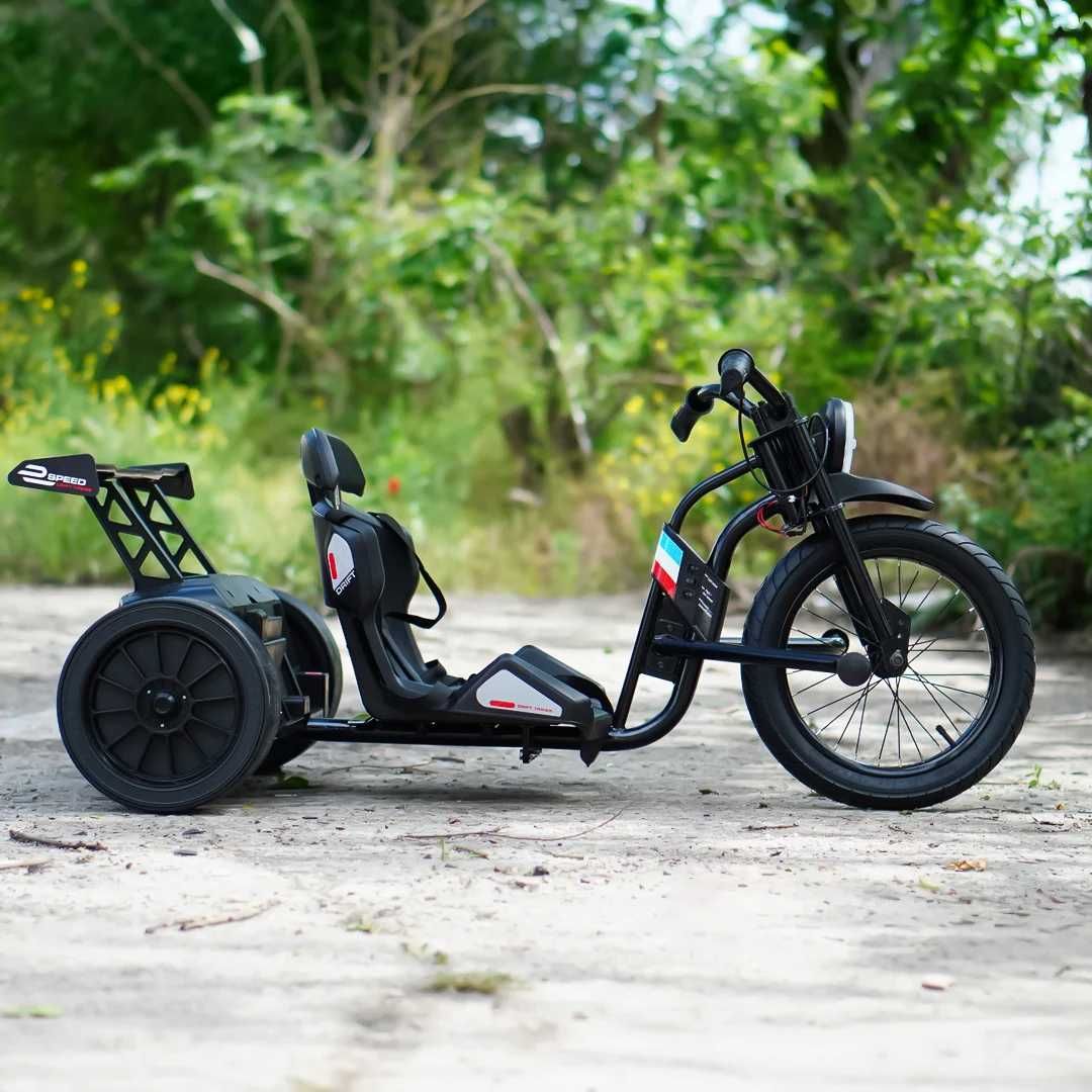 NOU Motocicleta electrica pt copii 5-12 ani,Drift-Trike, 500W,24V 10Ah