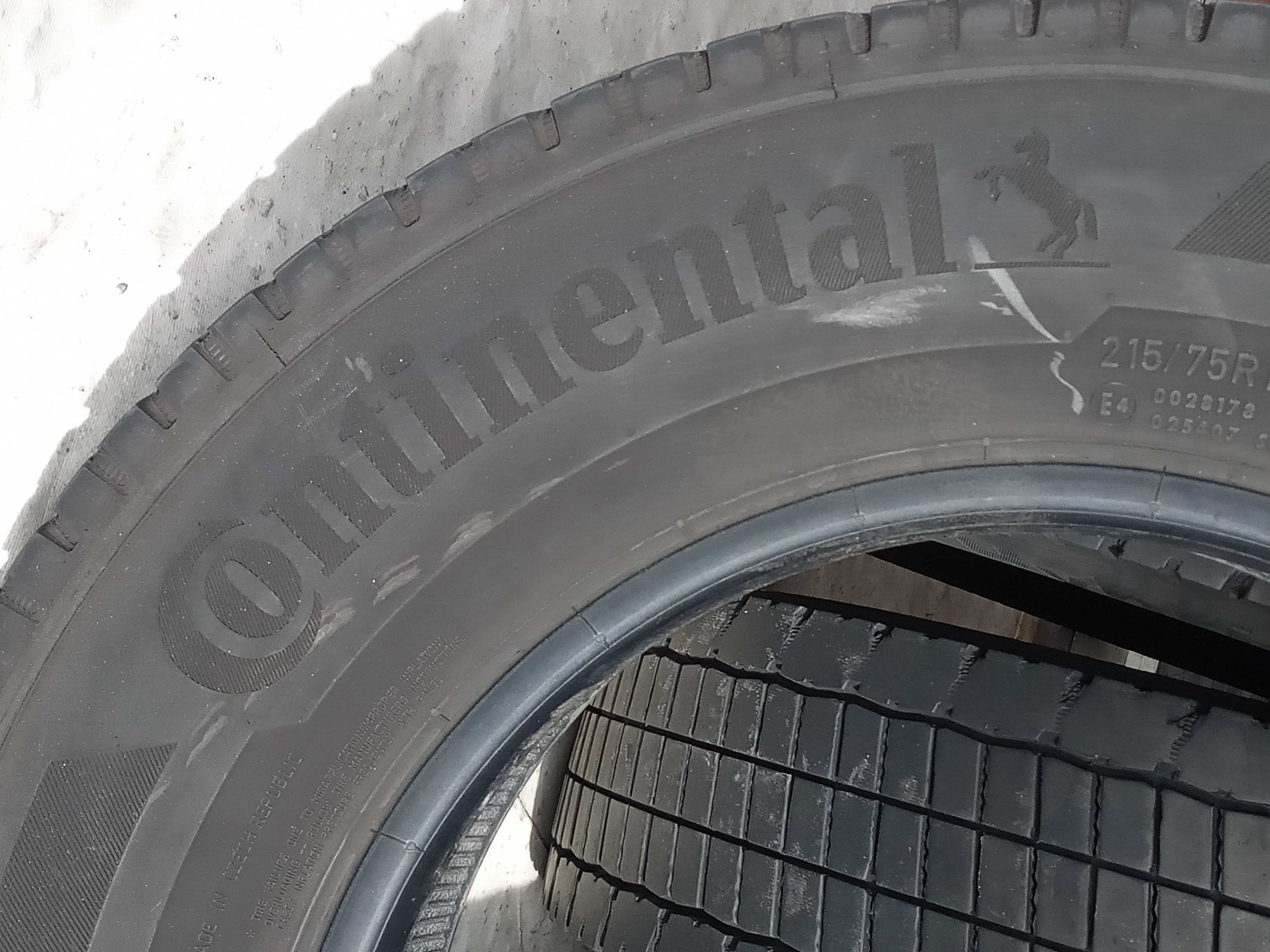 4 тежкотоварни гуми 215/75R17.5 Continental Hybrid LD3 126/124M 12PR