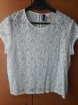 Bluza Divided  din matase si  dantela marimea 42
