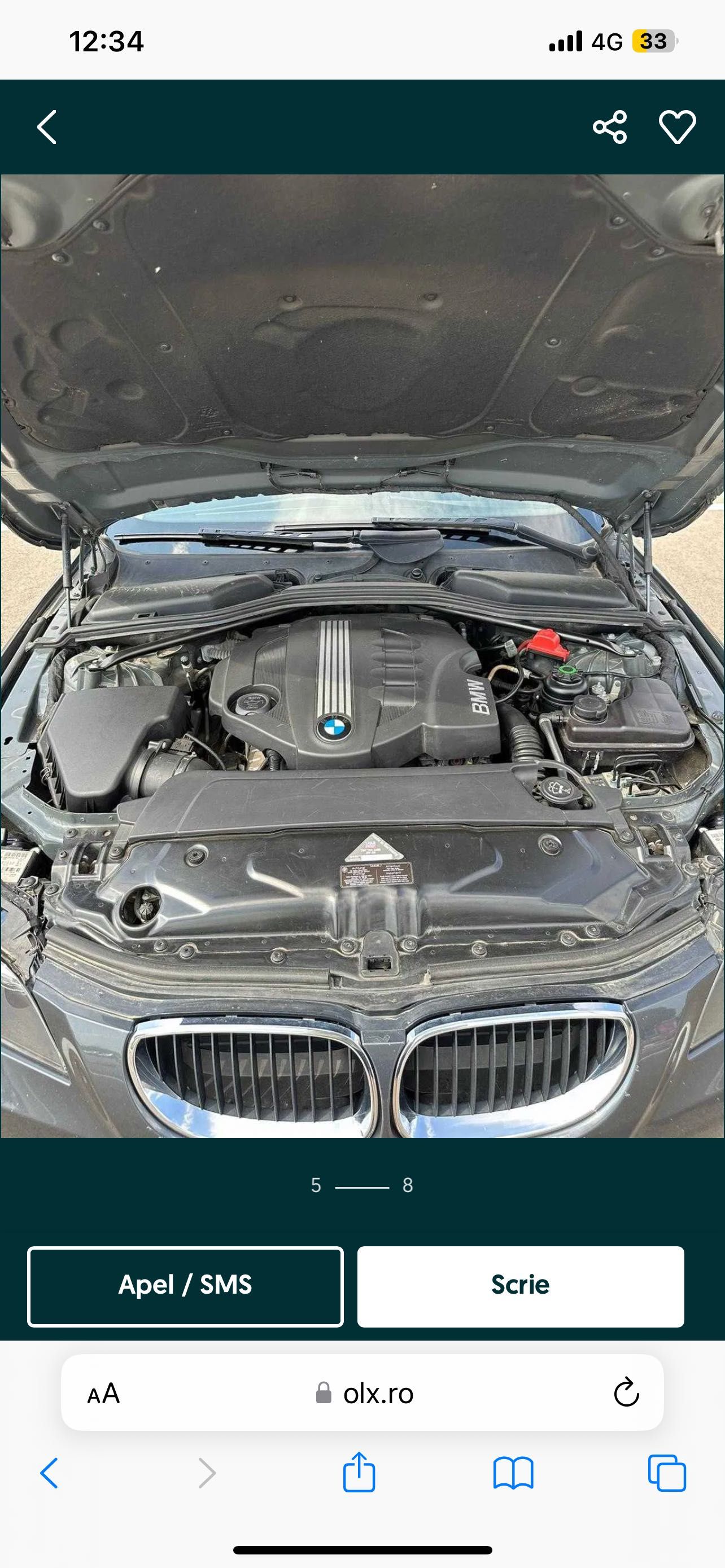 BMW seria 5 2.0 diesel 2009 facelift