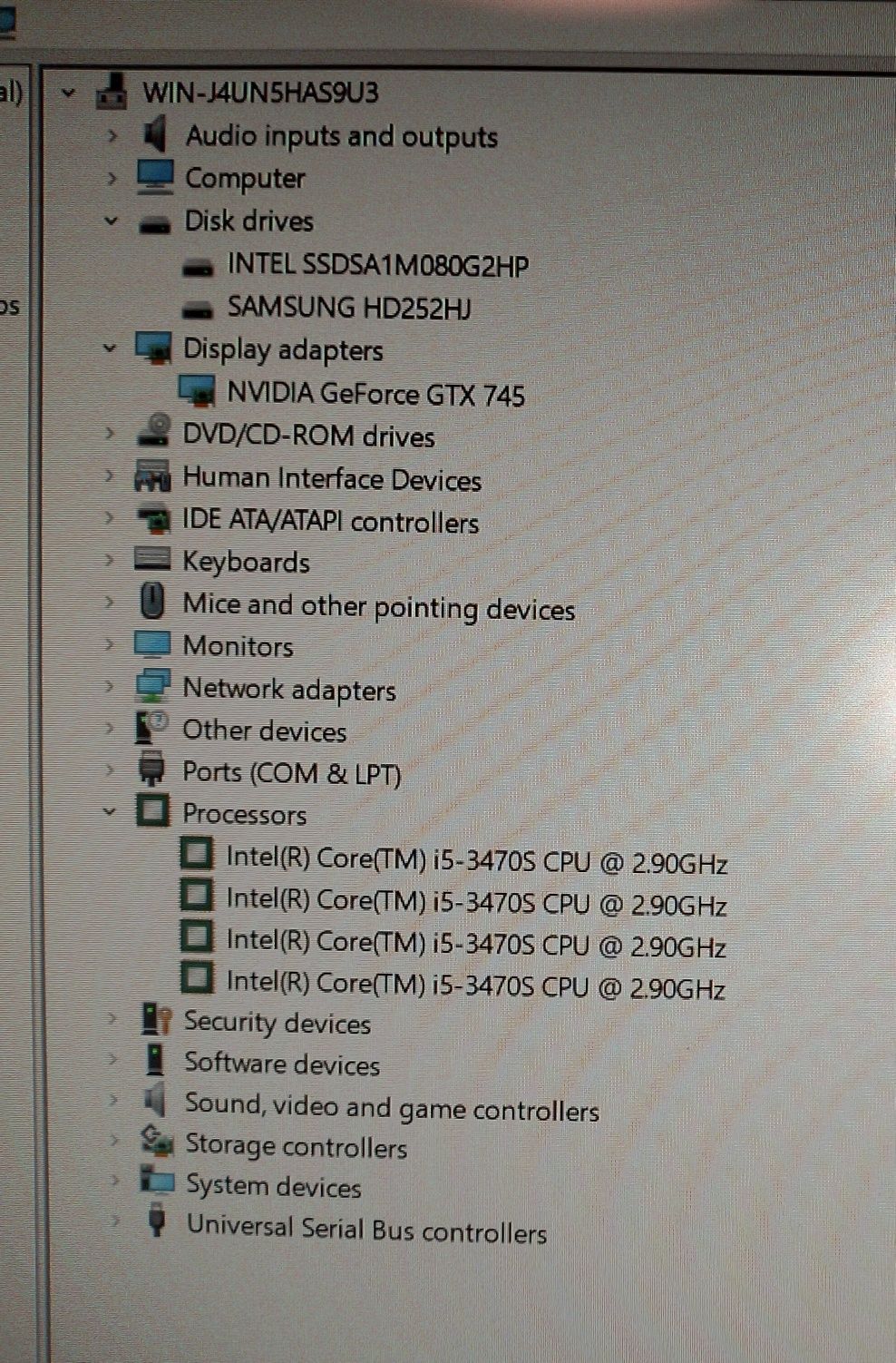 HP 8300 SFF - i5 3470s/8gb/80gb ssd + 250gb hdd