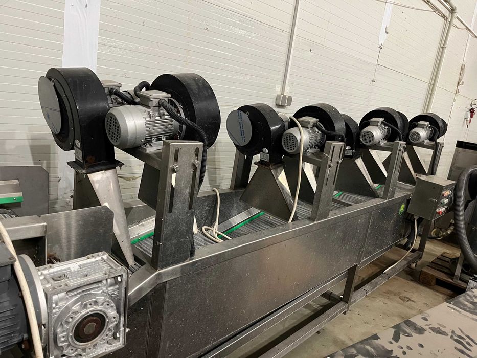 Linie pentru spălarea și uscarea legumelor