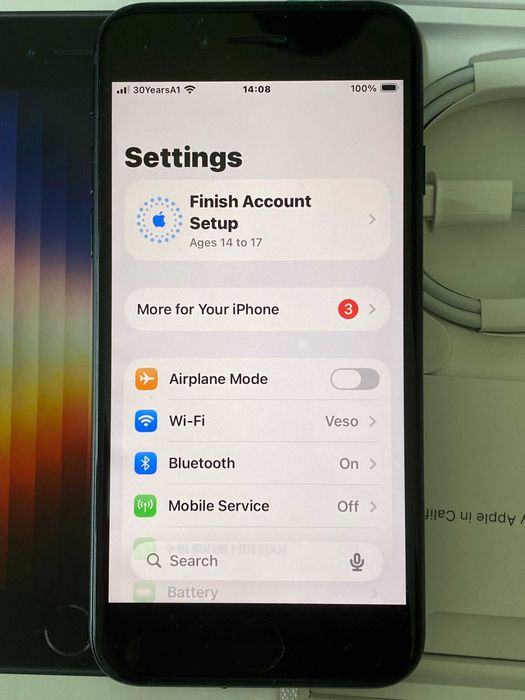 Apple iPhone SE 3rd Gen. 5G - 64GB - Midnight