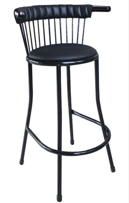 Стул барный, черный (для дома/ для бровиста/ визажиста)