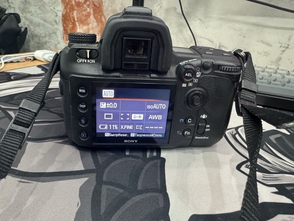 Sony Alpha DSLR-A850 камера и вспышка, идеал