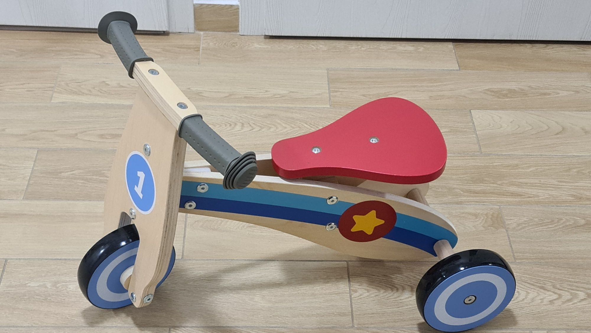 Bicicleta copil 1-2 ani lemn