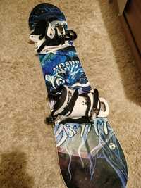 Snowboard (Trans) 120cm + legatura (Burton) + boots 36 (Burton)