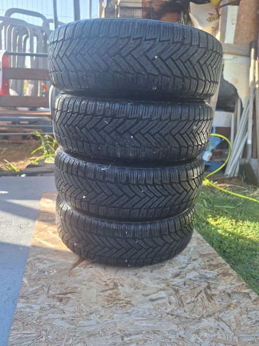 Jante skoda, wv 5x100,  196 65 R15 anvelope Michelin Alpine 6