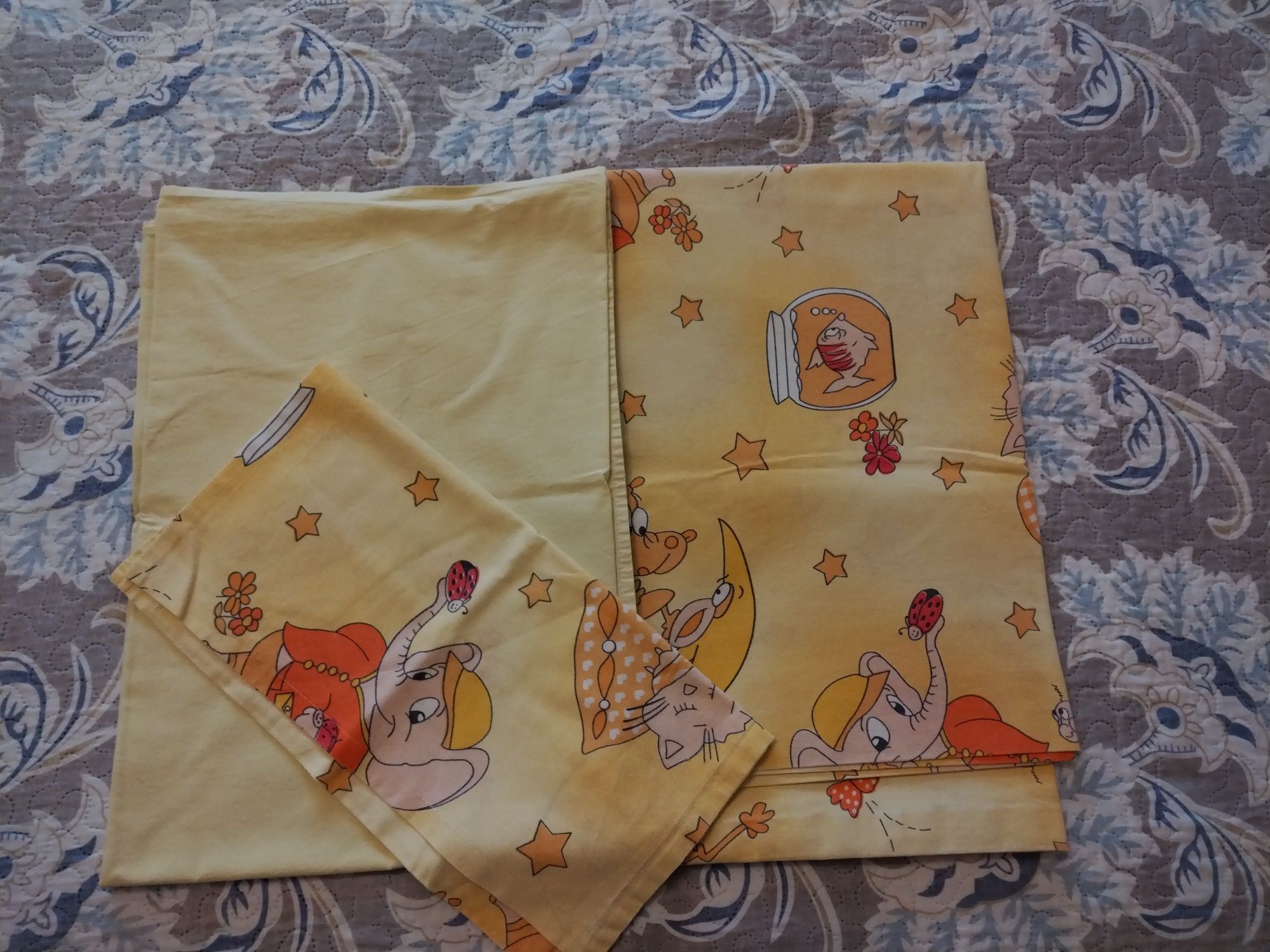 Комплект чаршафи за бебешка кошара