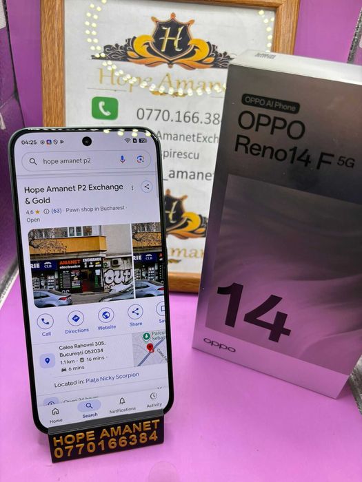 HOPE AMANET P2-Oppo reno 14 f la cutie 256 GB/8 RAM