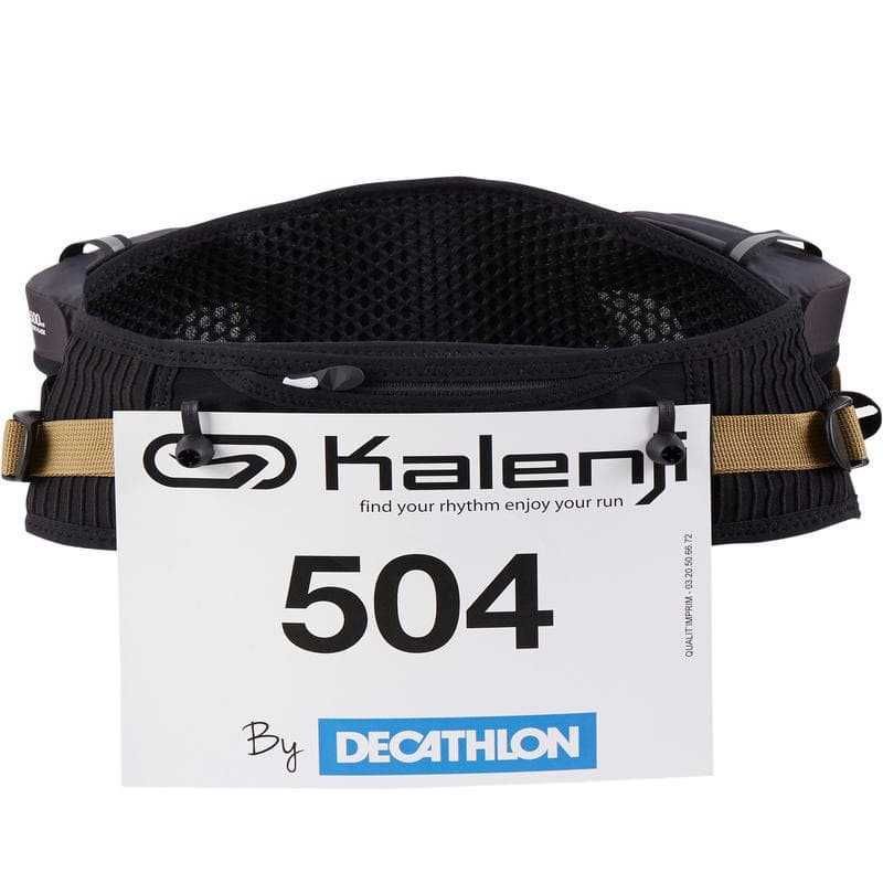 Пояс для бега с двумя мягкими флягами. Kalenji Trail Running belt.