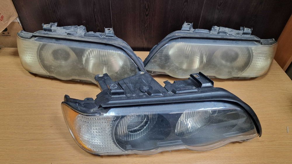 БМВ Х5 Е53 ксенон ляв десен фар фарове BMW X5 E53 xenon desen far