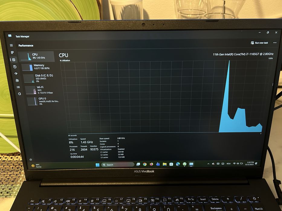 Laptop Asus Vivobook albastru