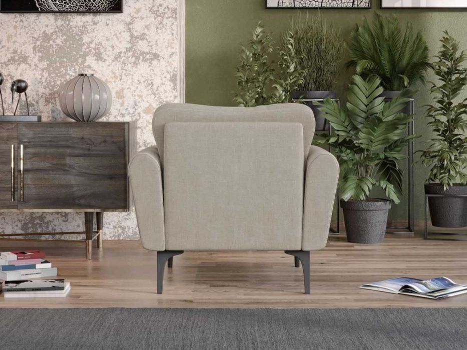 Fotoliu Vibe Crem - Transport Gratuit in 4-10 zile