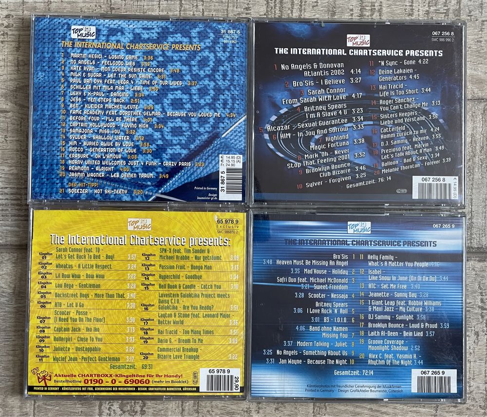 Lot 16 cd-uri originale muzica anii 90-2000