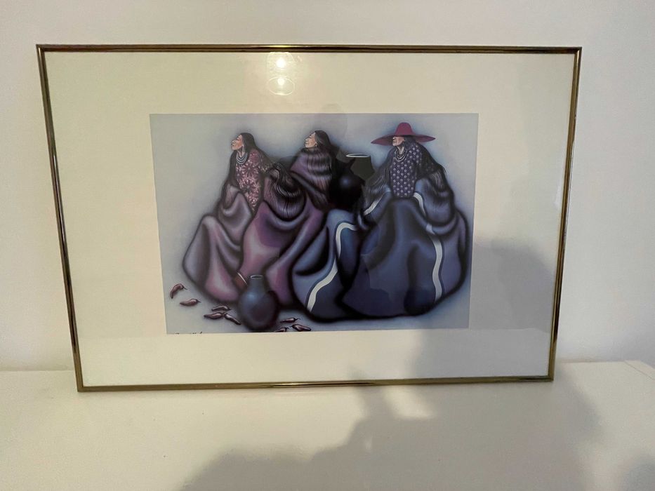 tablou mare rama moderna Robert Redbird oficial print de galerie arta