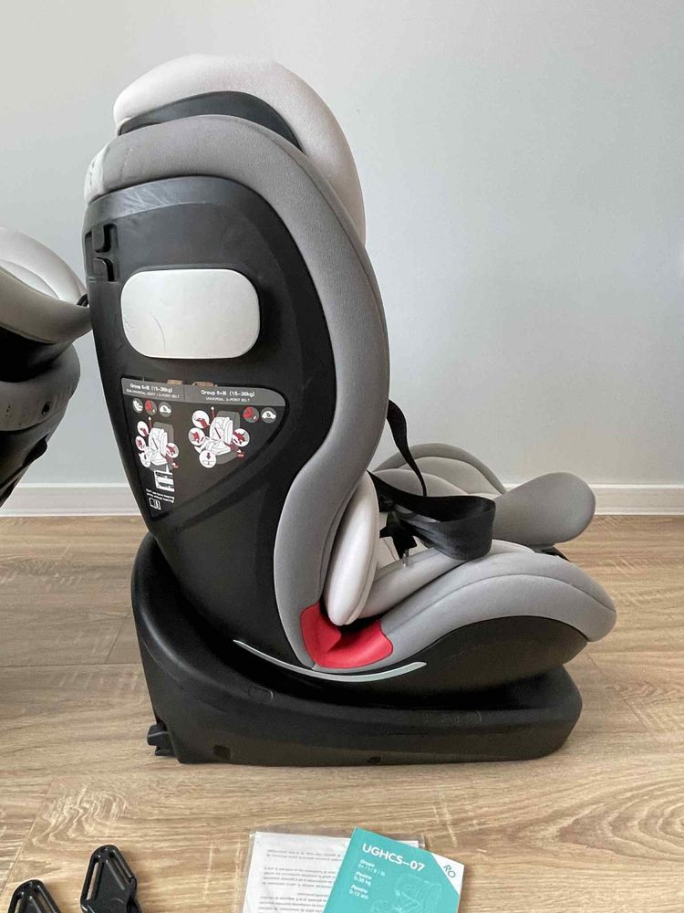 Столчета за кола ISOFIX U-Grow, Въртящи, 0-36 кг