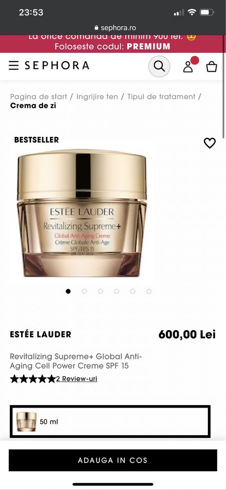 Creme Estee Lauder - Revitalizing Supreme, Re-Nutriv, ANR