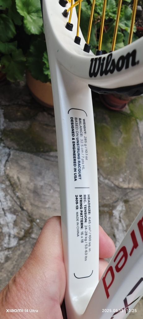 Wilson Prostaff one hundred lite BLX, тенис ракета