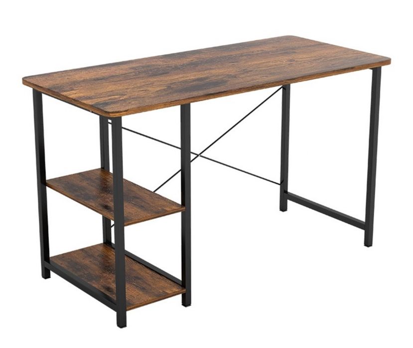 Стол письменный ART-Wave TB-001-120, 120х60x75 см, черный, коричневый