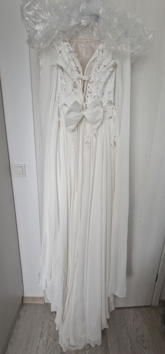 Rochie de mireasă elegantă din voal + voal inclus