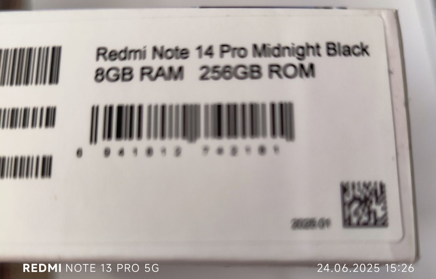 Неразпечатван ! Xiaomi Redmi Note 14 Pro