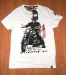 Tricou biker marca BRAVE SOUL, model 'BRANDOX', M, nou, original