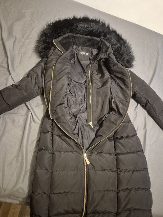 geaca lunga xs Guess originala purtata
