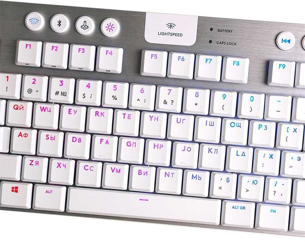 Продам клавиатуру Logitech G915 TKL Lightspeed (White)