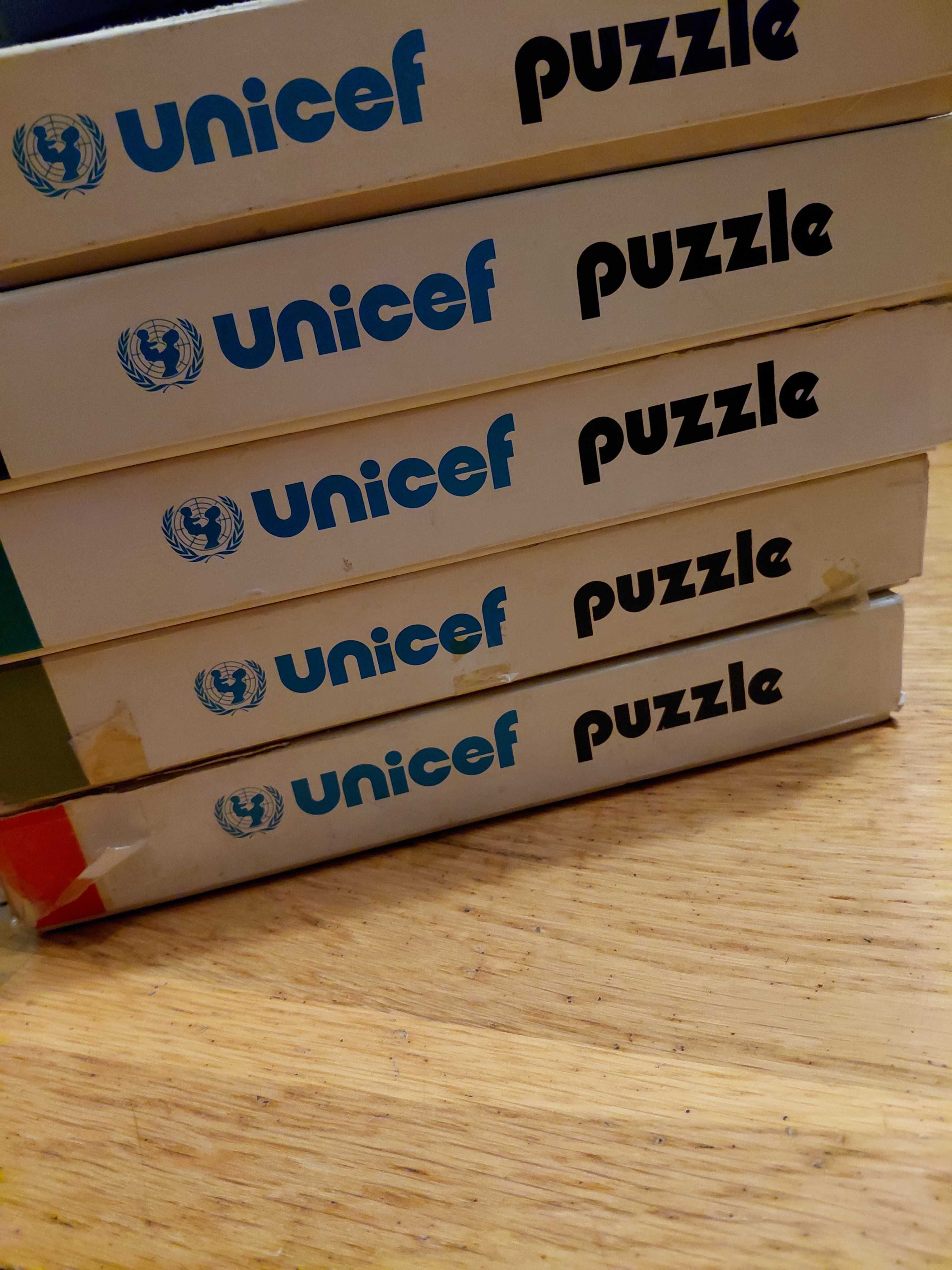 Unicef puzzle - Колекционерски пъзели - 5 бр.