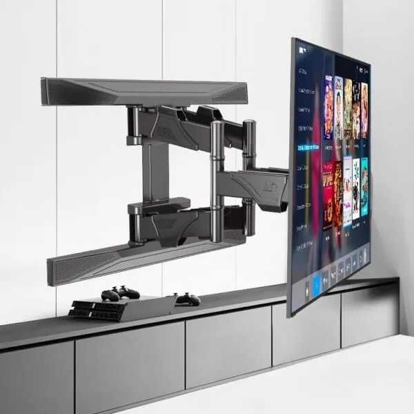 Поворотный кронштейн для телевизоров  55"-75" с установкой