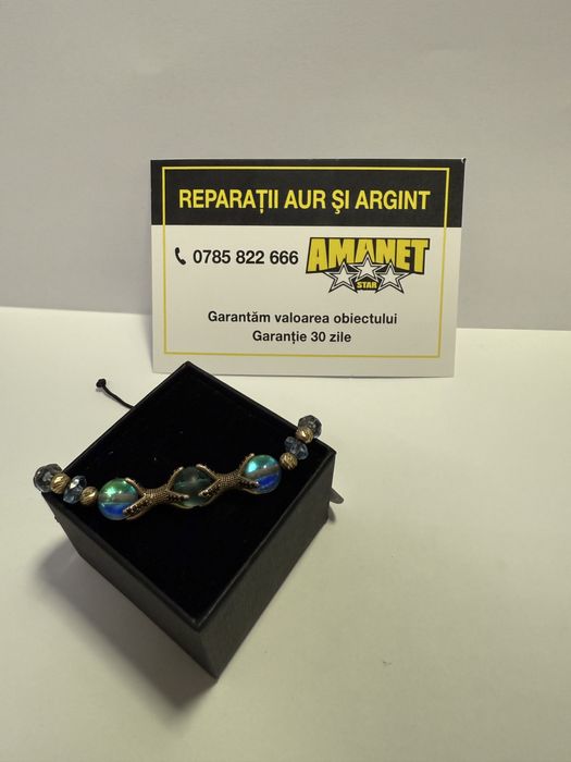 Bratara cu bilute (vl) star amanet