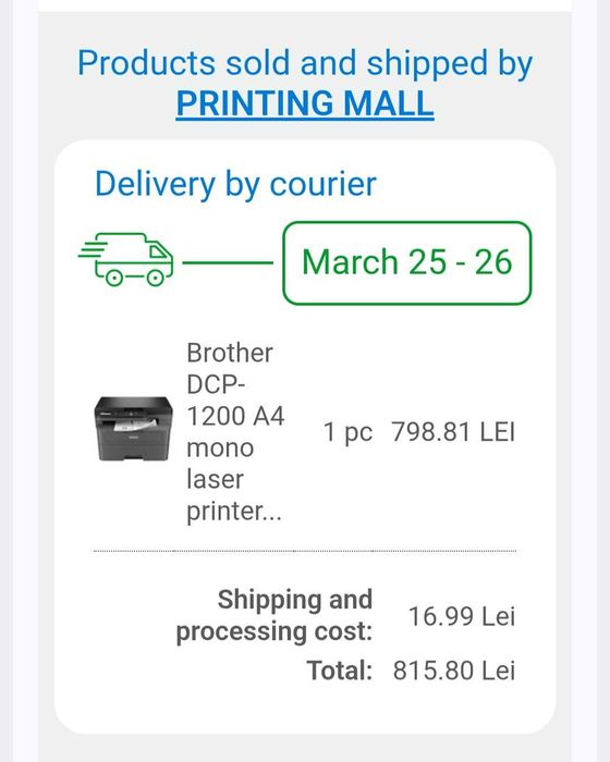 Laser Printer, B&W Like New