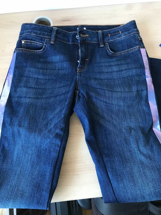 Blug cu bandă Blugi albaștri de damă mărime 38