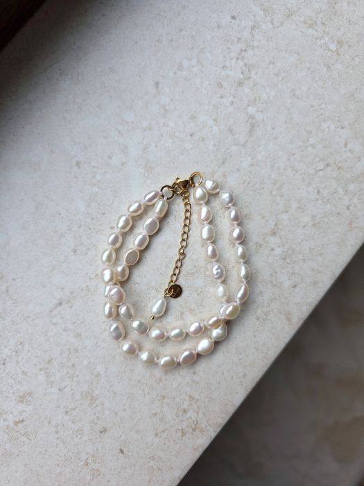 Гривна от естествени перли